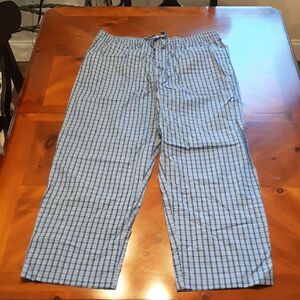 Nautica Sleepwear Blue Checkered Pajama Pants
